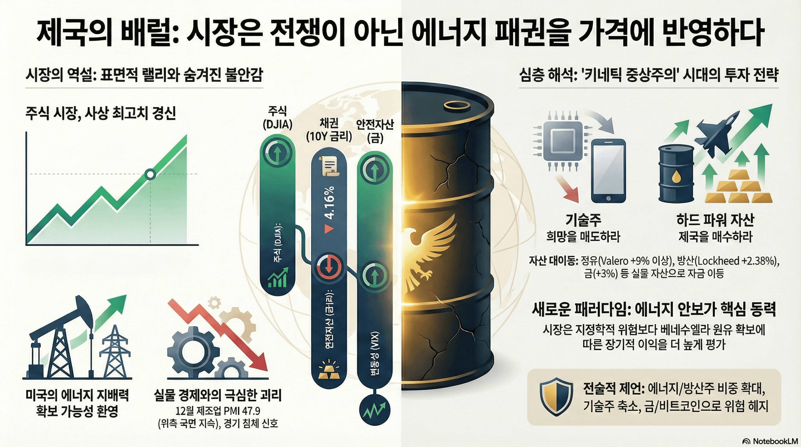 [일간 리포트]베네수엘라 개입과 에너지 슈퍼사이클의 귀환 (1/6 시장전망)