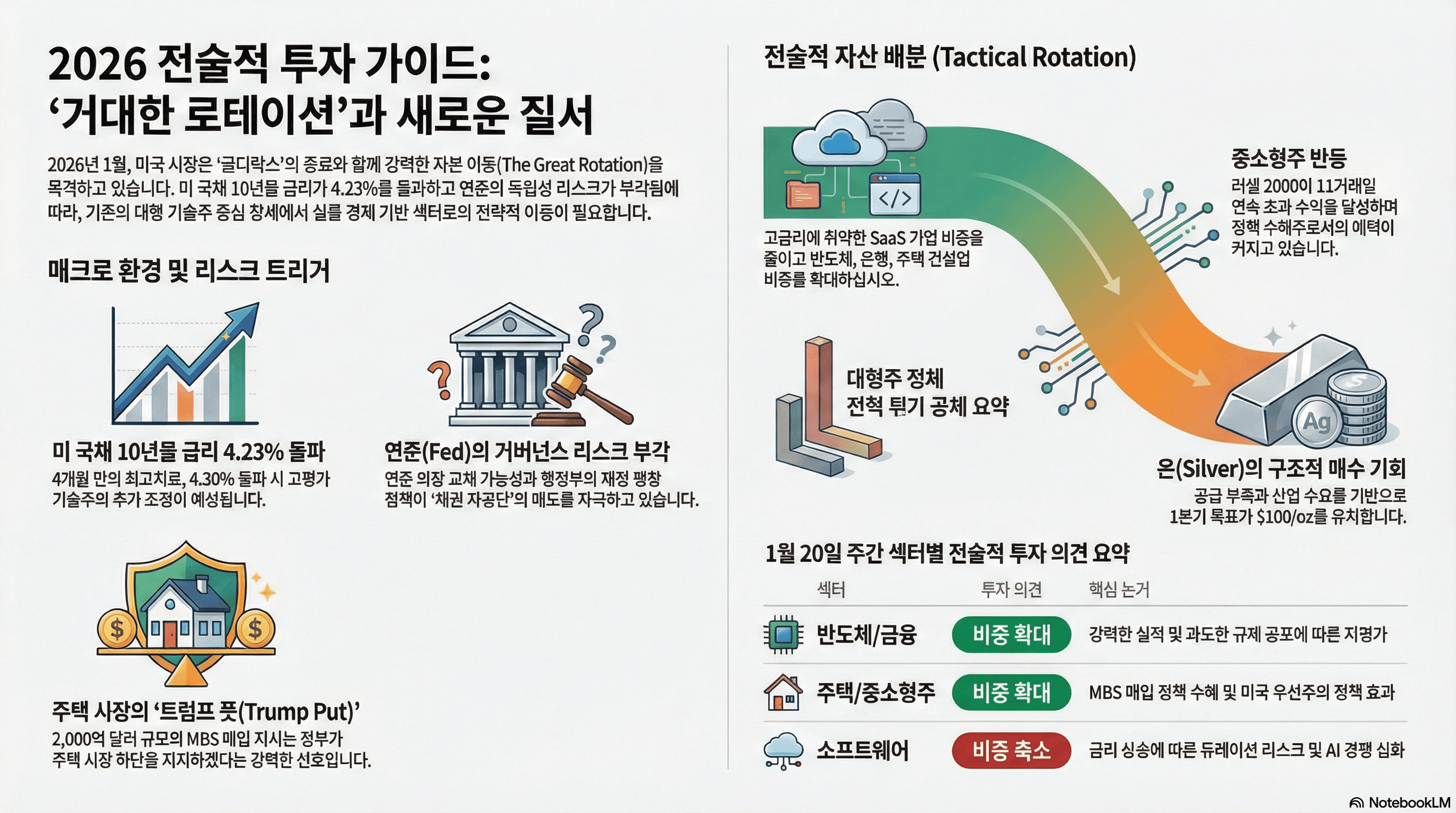 [일간 리포트]2026년 1월 미국 증시 전망: 국채 금리 급등과 트럼프 정책 리스크 분석(2026.01.19)
