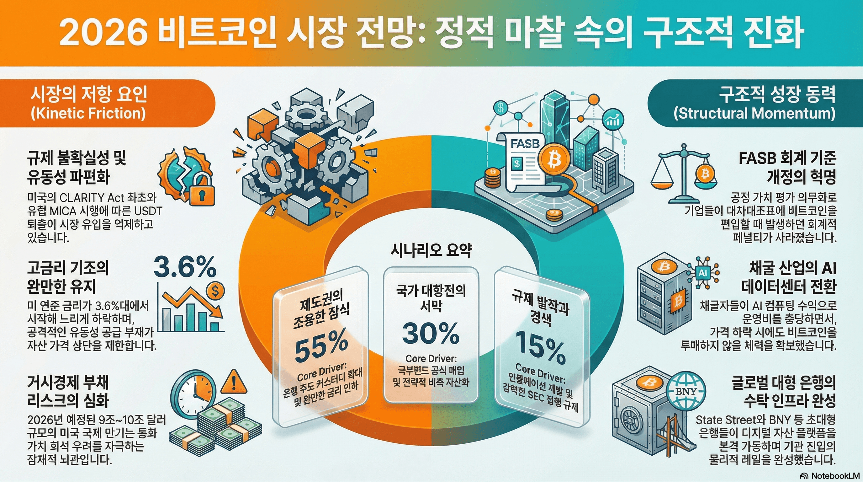 [특별 리포트]비트코인 2026 전망: 인프라 성숙과 규제 지연이 만드는 키네틱 포즈(Kinetic Pause)