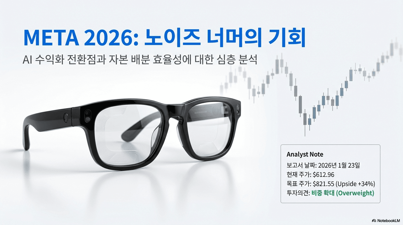 메타(META) 2026 심층 분석: 노이즈 너머의 기회 AI '아보카도' 모델과 세금 비용의 진실 (목표주가 $800+)