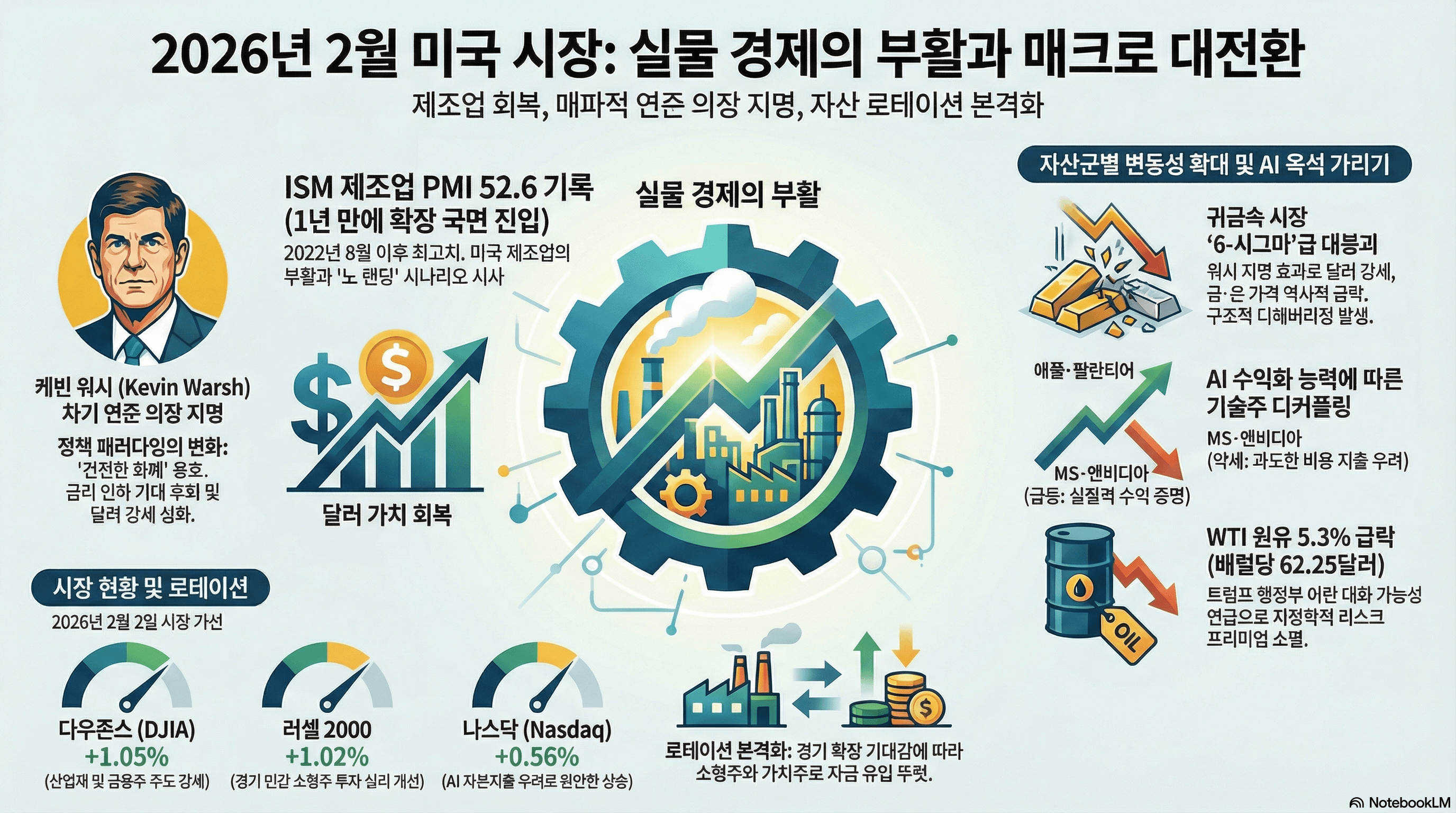 [일간 리포트]제조업 부활과 연준 의장 지명이 불러온 시장 레짐 변화(2026.02.03)
