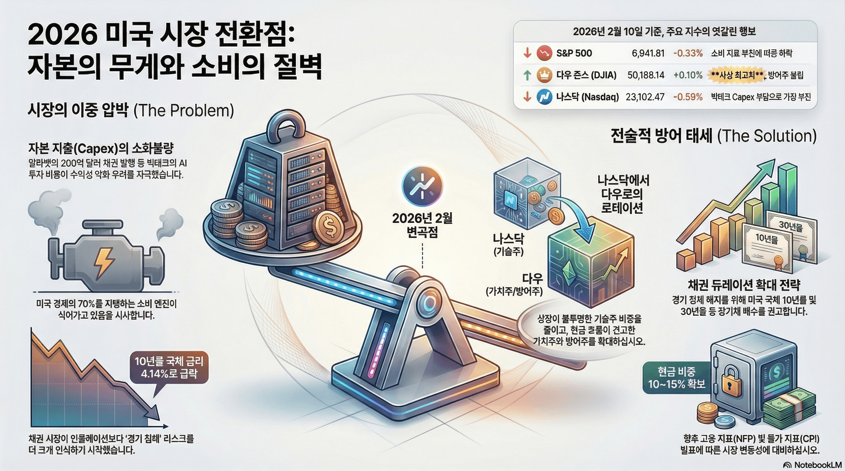 [일간 리포트] 2026년 매크로 전환점: AI 자본 지출의 역설과 미국 소비 절벽 분석(2026.02.11)